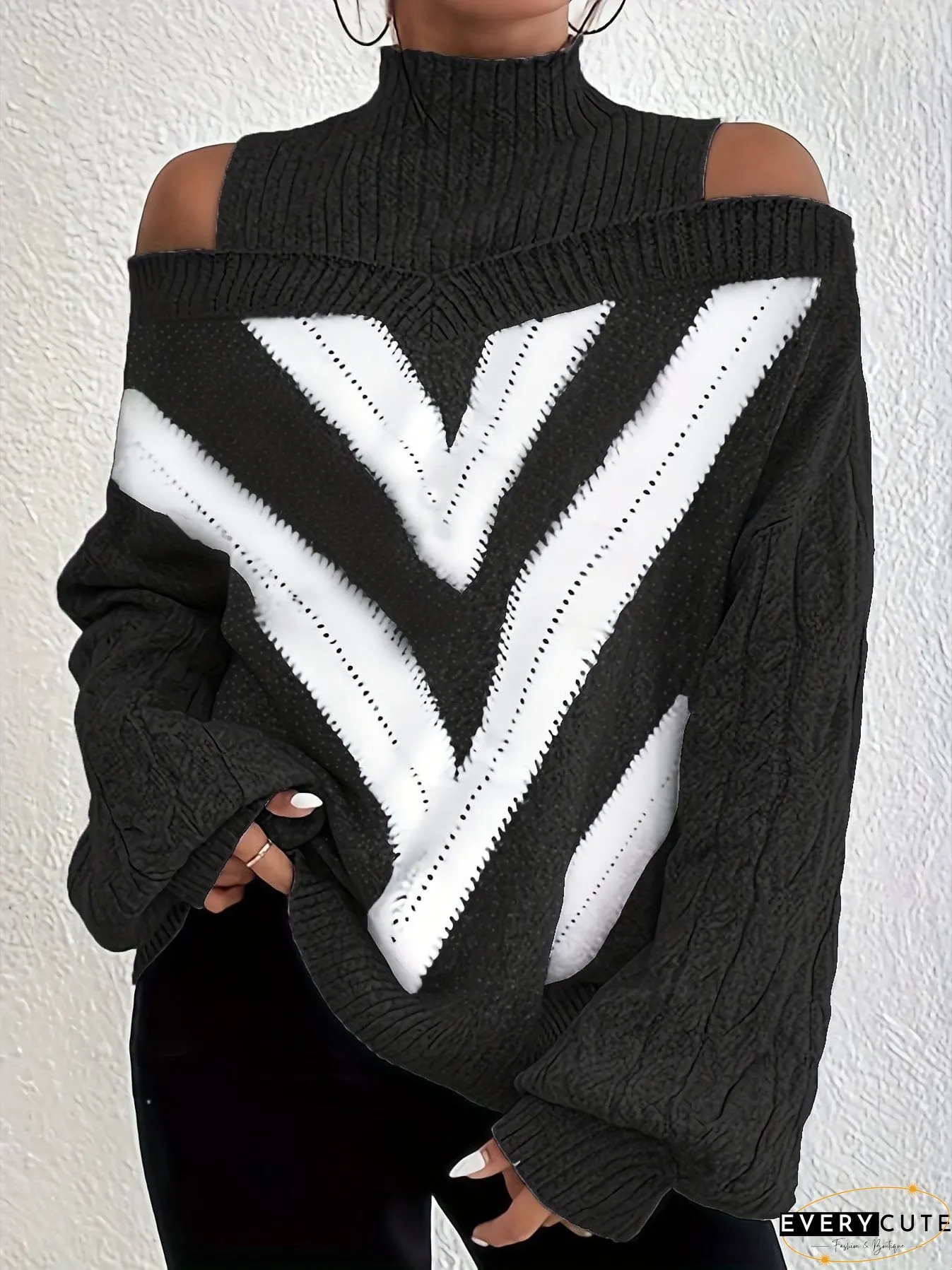 Plus Size Oversized Knit Sweater