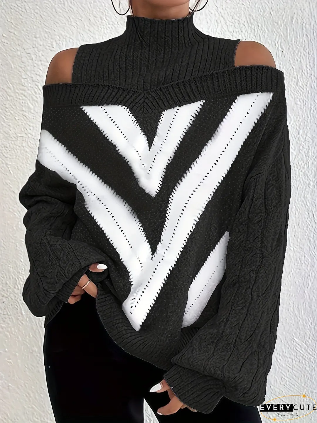 Plus Size Oversized Knit Sweater
