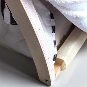 coodia cat house with scratching pad