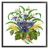 Flower - 9CT Partial Beaded Cross Stitch Kit(25x25cm)