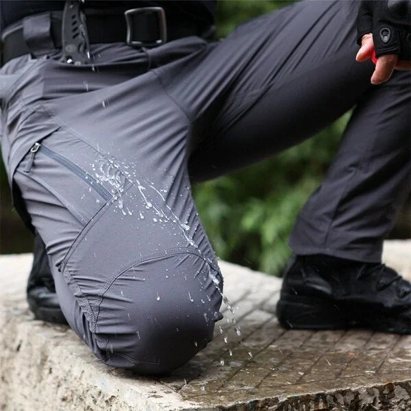 City Tactical Cargo Pants Men Outdoor Hiking Camping Multi Pocket Military Army Trousers Casual Breathable Waterproof Sweatpants