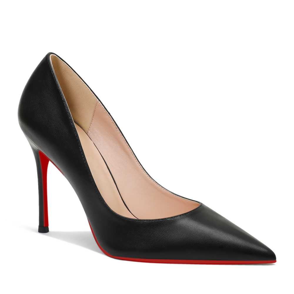 Red Bottom Matte Pumps High Heels Party Daily Women Shoes-MERUMOTE