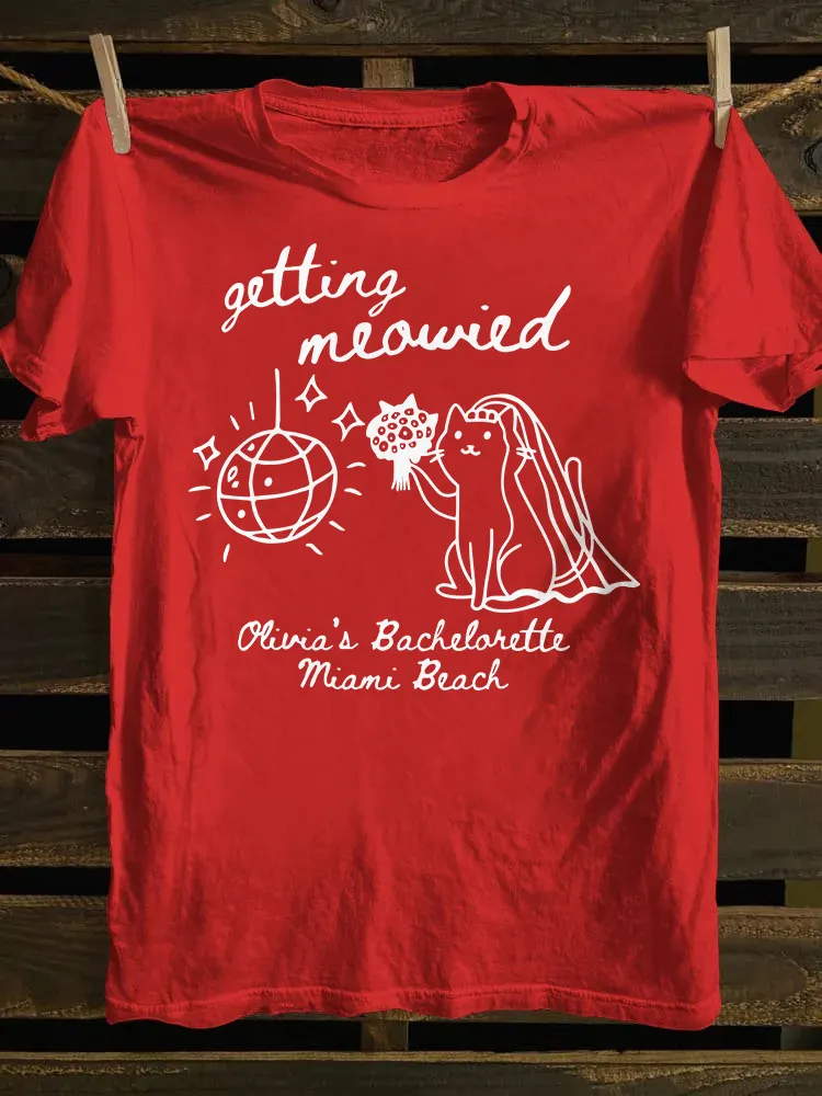 Getting Meowied T-shirt