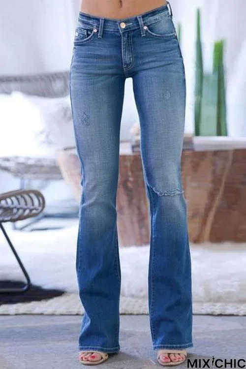 70s Stretch Hip Hugger Jeans(S-4XL)