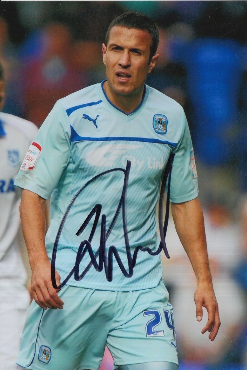 COVENTRY CITY HAND SIGNED RICHARD WOOD 6X4 Photo Poster painting 9.