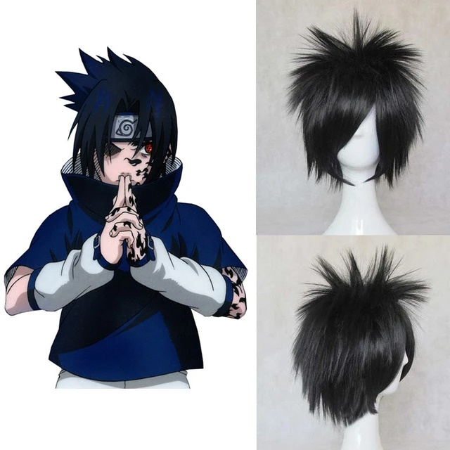 Naruto Uchiha Sasuke Cosplay Wig