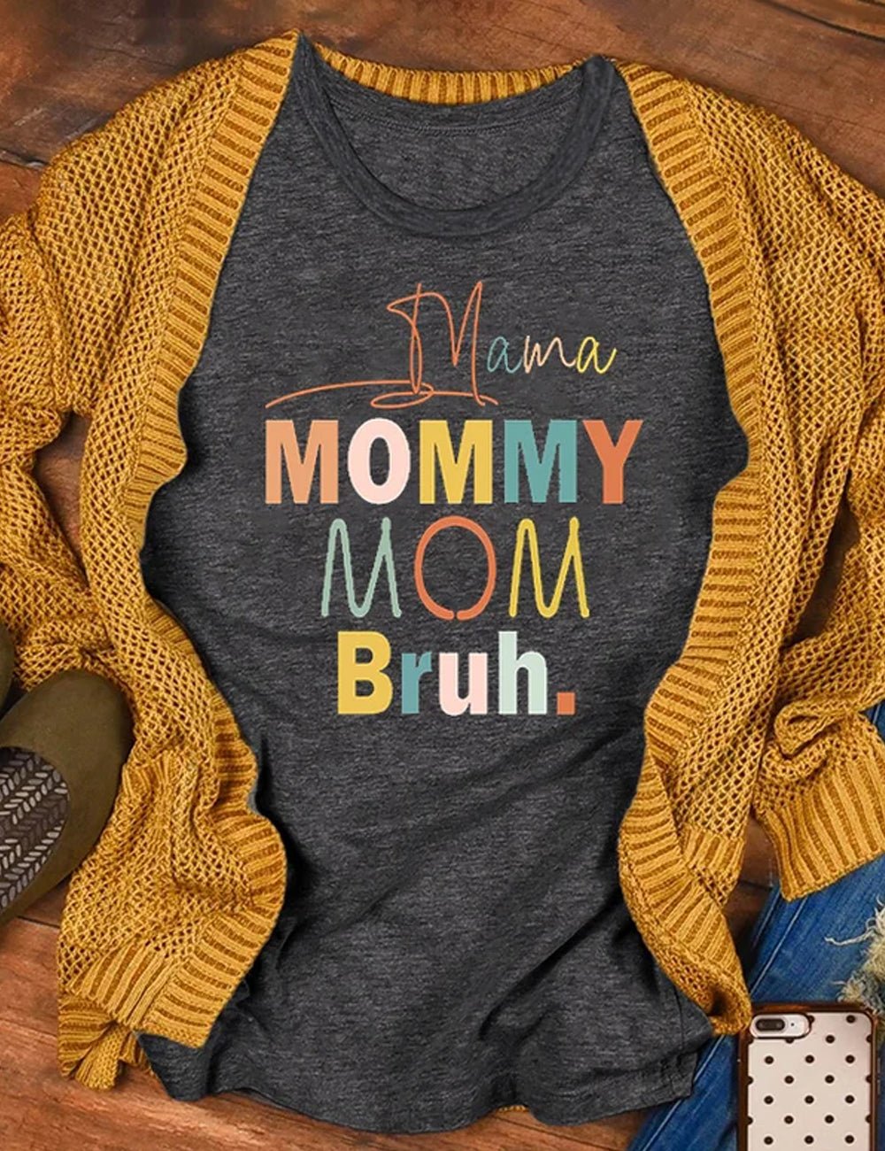 Roseslives Mama Mommy Mom Bruh Tee #Mmom1
