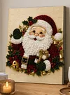 DIY Pearl Painting - Handmade Self - Adhesive Pearls - Santa Claus