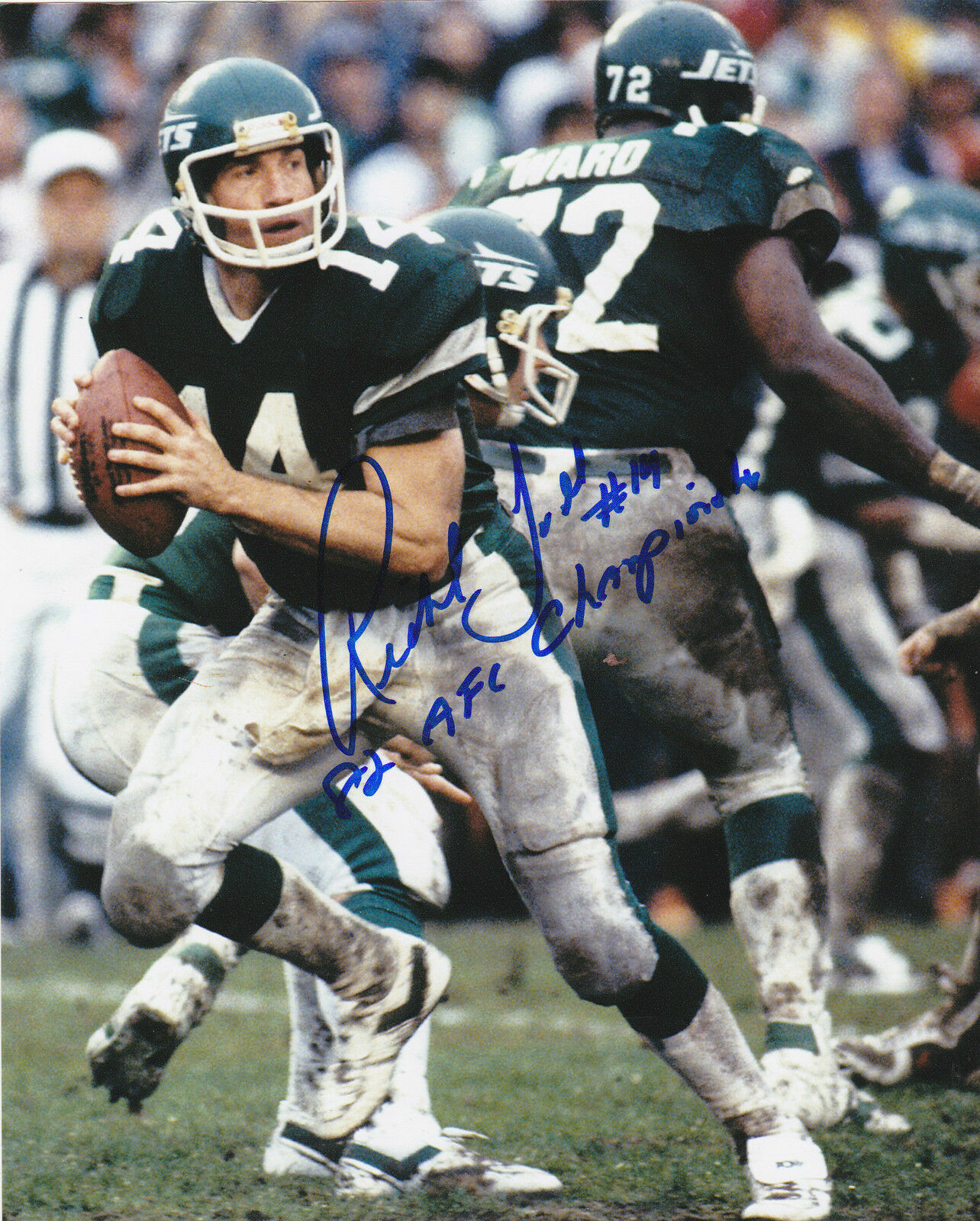 Richard Todd Autographed Signed 8x10 Photo Poster painting ( Jets ) REPRINT