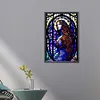 uk.everydayedeals (Limited Stock)Diamond Painting - Round AB Drills - Glass Lady(45*65cm)