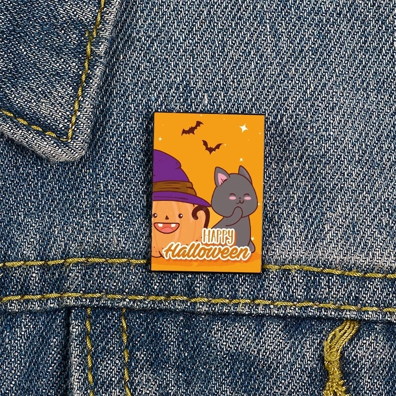 Funny Pin Letter Alloy Printing Unisex Brooches