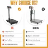 Foldable Floor Scale LCD Display Industrial Platform Scale for Pricing Warehouse