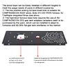 IGT Table Unit Plate Metal Top Plate for CAMPINGMOON XD2F for Soto 310 OD-1RXN