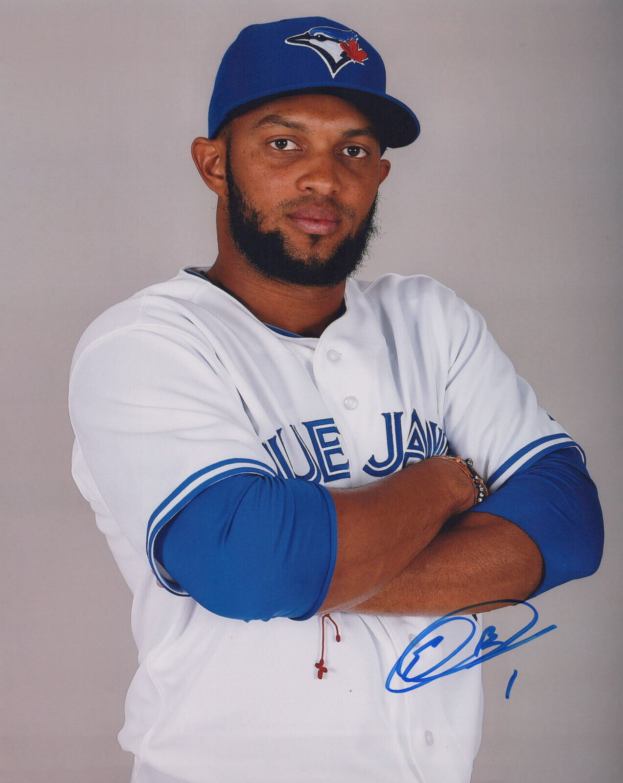 EMILIO BONIFACIO signed Autographed TORONTO BLUE JAYS