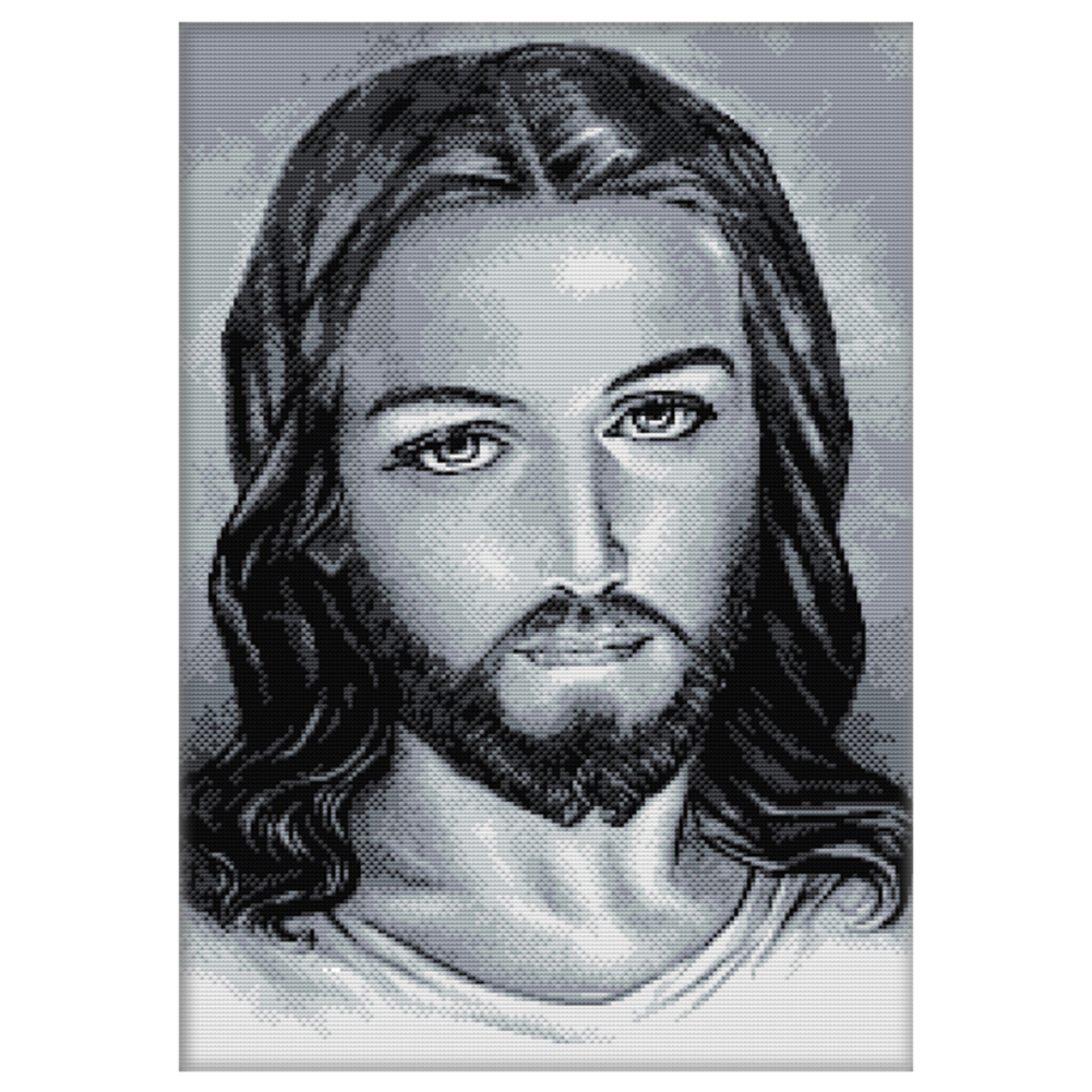 

Jesus - 14CT Stamped Cross Stitch - 40*53CM, 501 Original