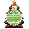 DIY Christmas 25 Days Countdown Diamond Painting Tabletop Ornaments Kit  Crystal Art Craft Decoration Wooden for Living Room Home Office Decoration