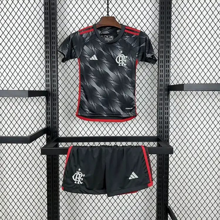 24-25 Kids Flamengo Second Away Football Shirt