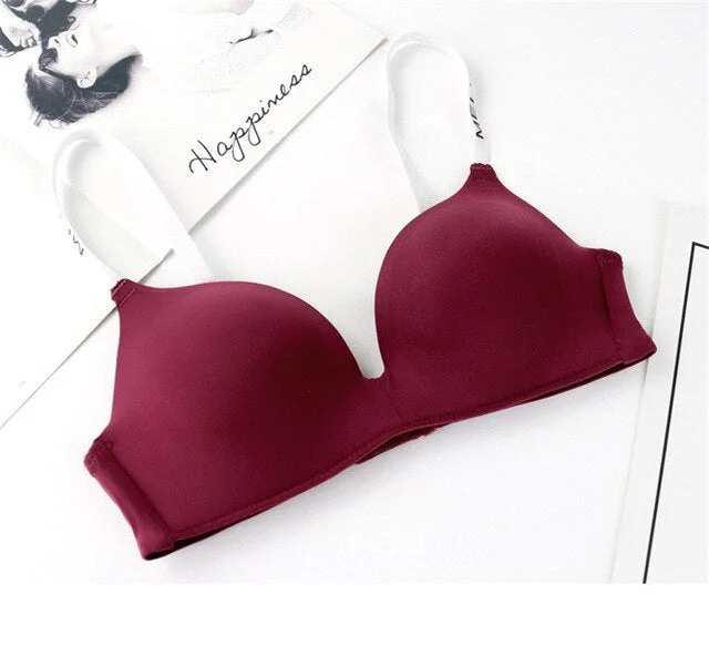 Women's Bra Seamless Push Up Bras Bralette Wireless Underwear Sexy Brassiere Female Adjustable Strap Intimates Lingerie A/B Cup