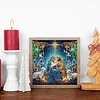 Birth of Jesus speziell geformte 5D DIY Teilbohrer Diamant-Mal-Kits 30x30cm