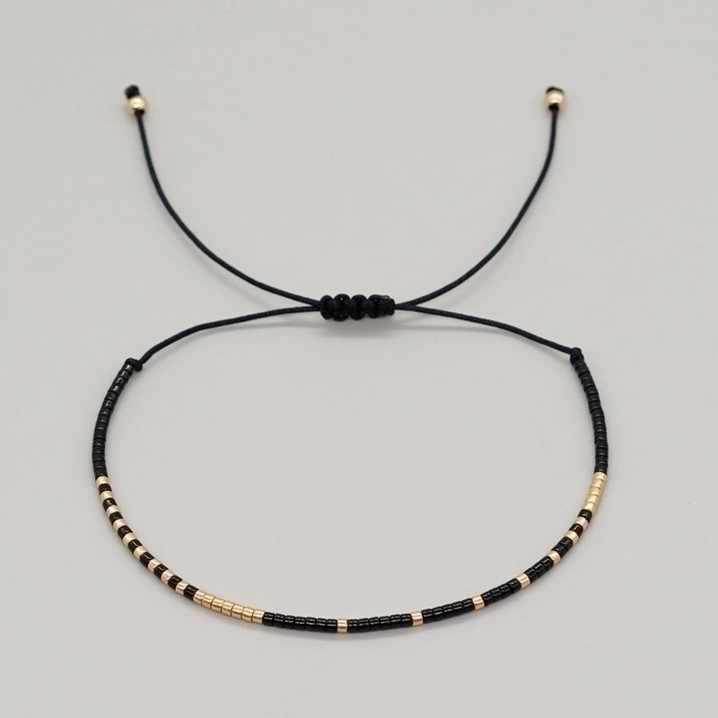 Glass Copper Minimalist Beaded Geometric Colorful Bracelets