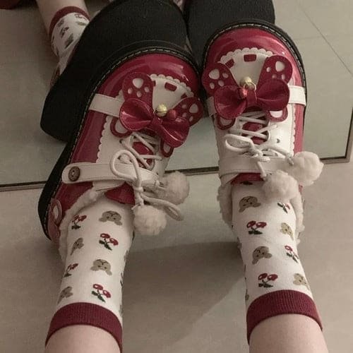 Kawaii Soft Bear Socks ON113