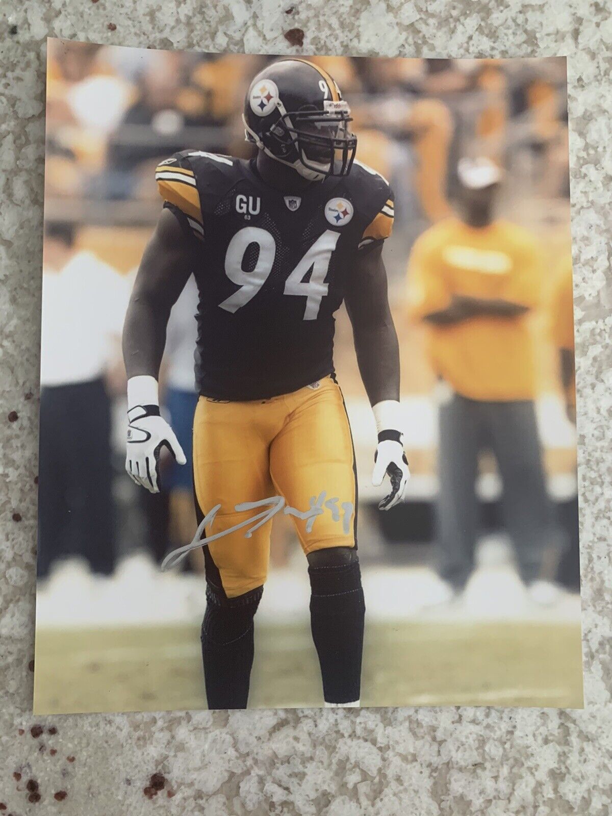 Lawrence Timmons Signed 8x10 Photo Poster painting Pittsburgh Steelers