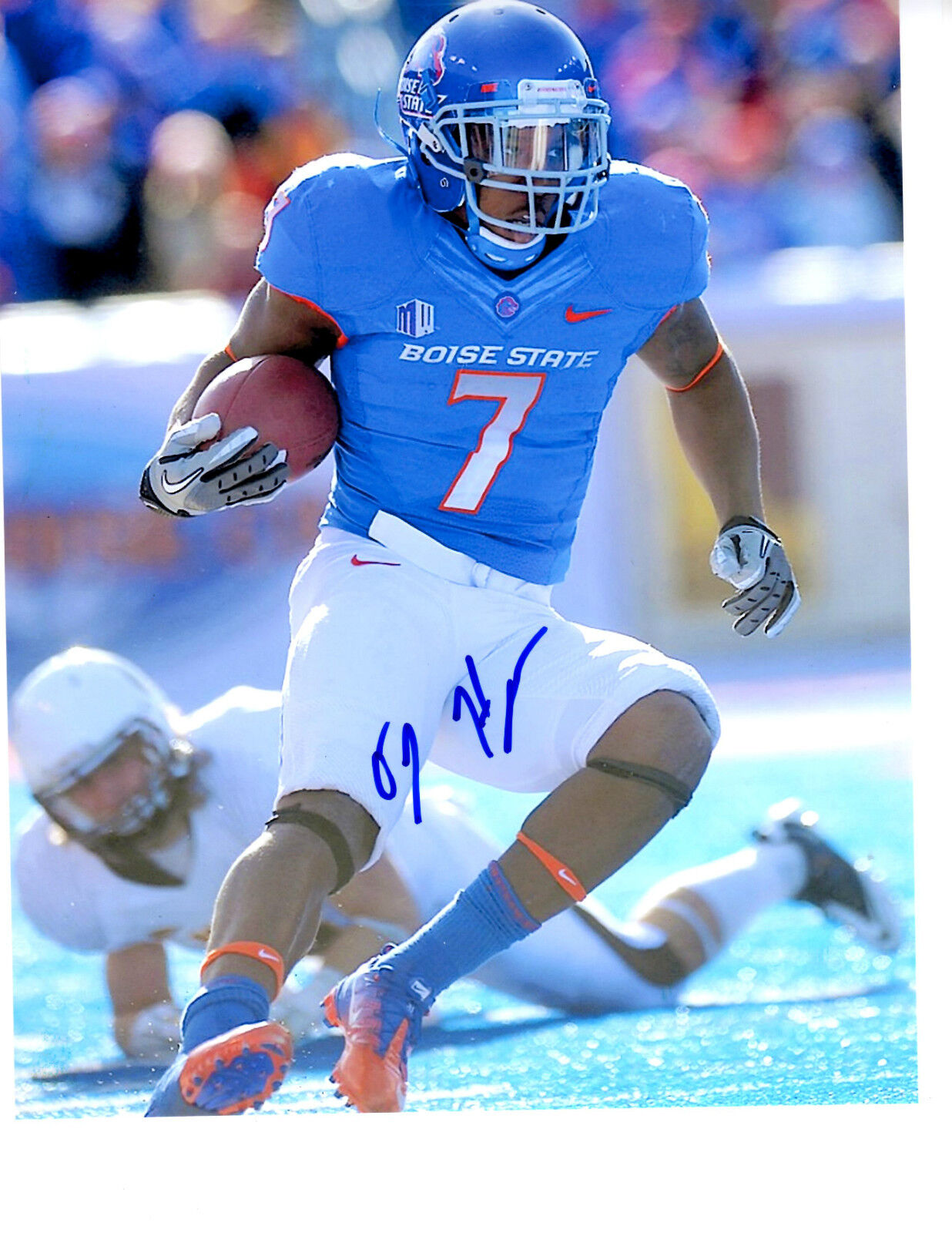 DJ Harper Boise State Broncos signed autographed football Photo Poster painting 2013 Draft