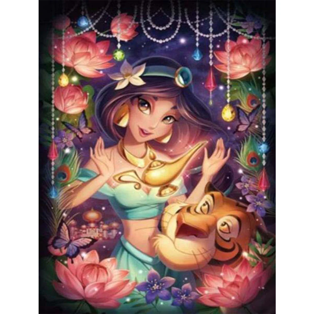 Special-shaped Diamond Painting - Disney Princess - 30*40CM