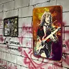 Angus Young - Panneaux en &eacute;tain m&eacute;tallique(20*30cm/30*40cm) - Musique