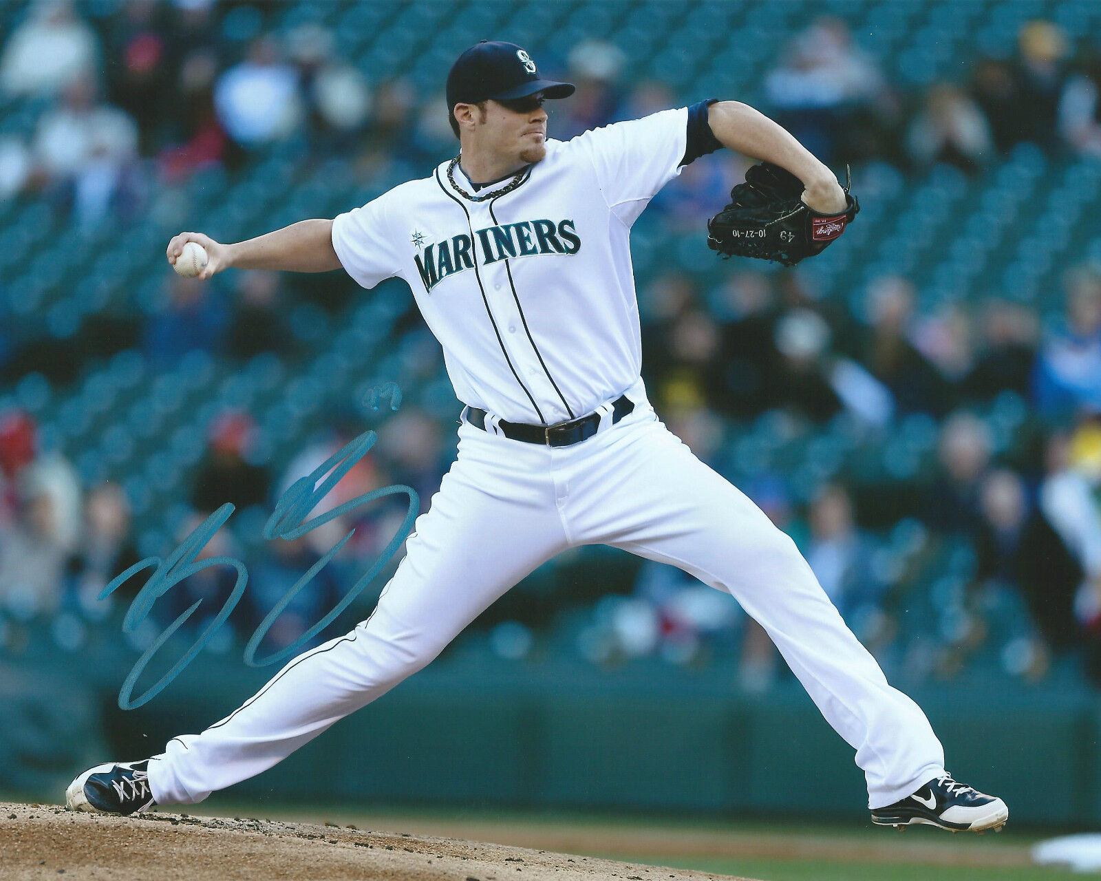 **GFA Seattle Mariners *BLAKE BEAVAN* Signed 8x10 Photo Poster painting B9 COA**