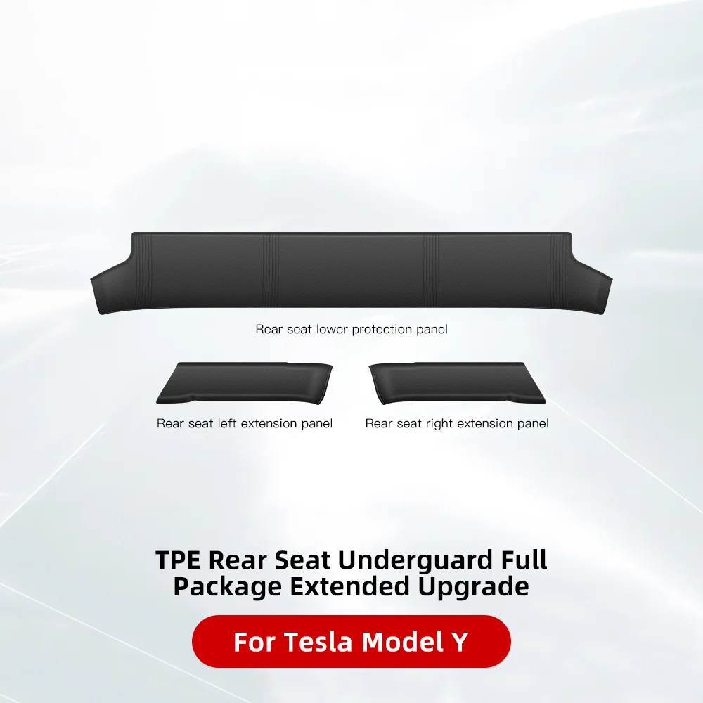 YONZEE Tesla Rear Seat Anti-kick Pad Protection Plate For Tesla Model Y