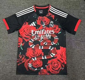 2025/2026 Real Madrid Red Rose Special Edition Football Shirt1:1 Thai Quality
