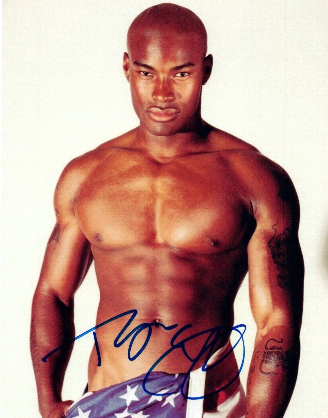 Tyson Beckford Signed Autographed 8x10 Photo Poster painting Sexy Shirtless Model COA VD