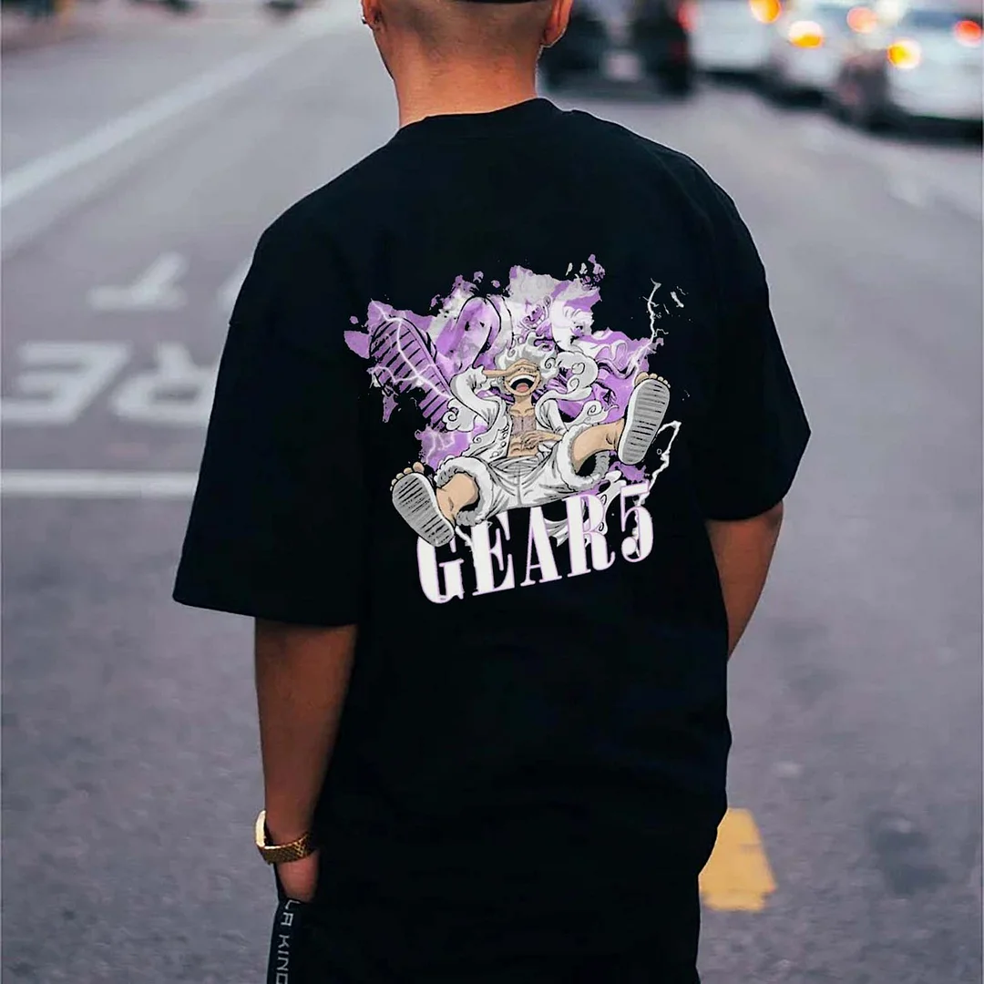 Luffy Gear 5 Printed Men's T-shirt