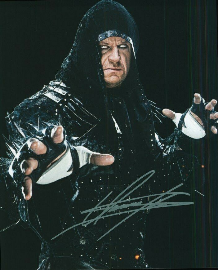 The Undertaker ( WWF WWE ) Autographed Signed 8x10 Photo Poster painting REPRINT .