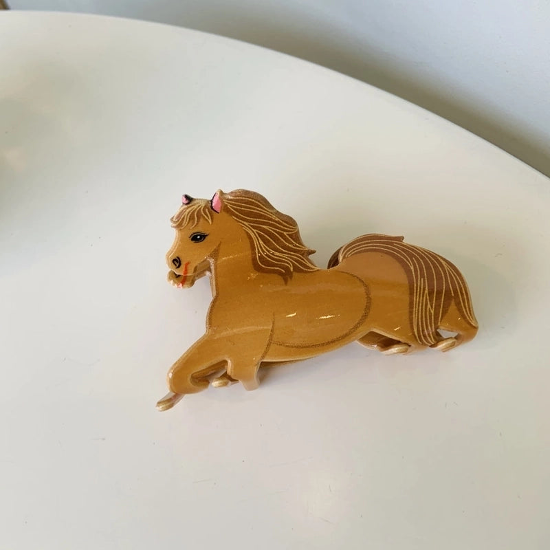 Women’s Minimalist Color Block Arylic Hair Claws