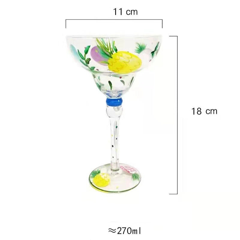 Casual Elegant Fruit Crystal Wine Glass 1 Piece