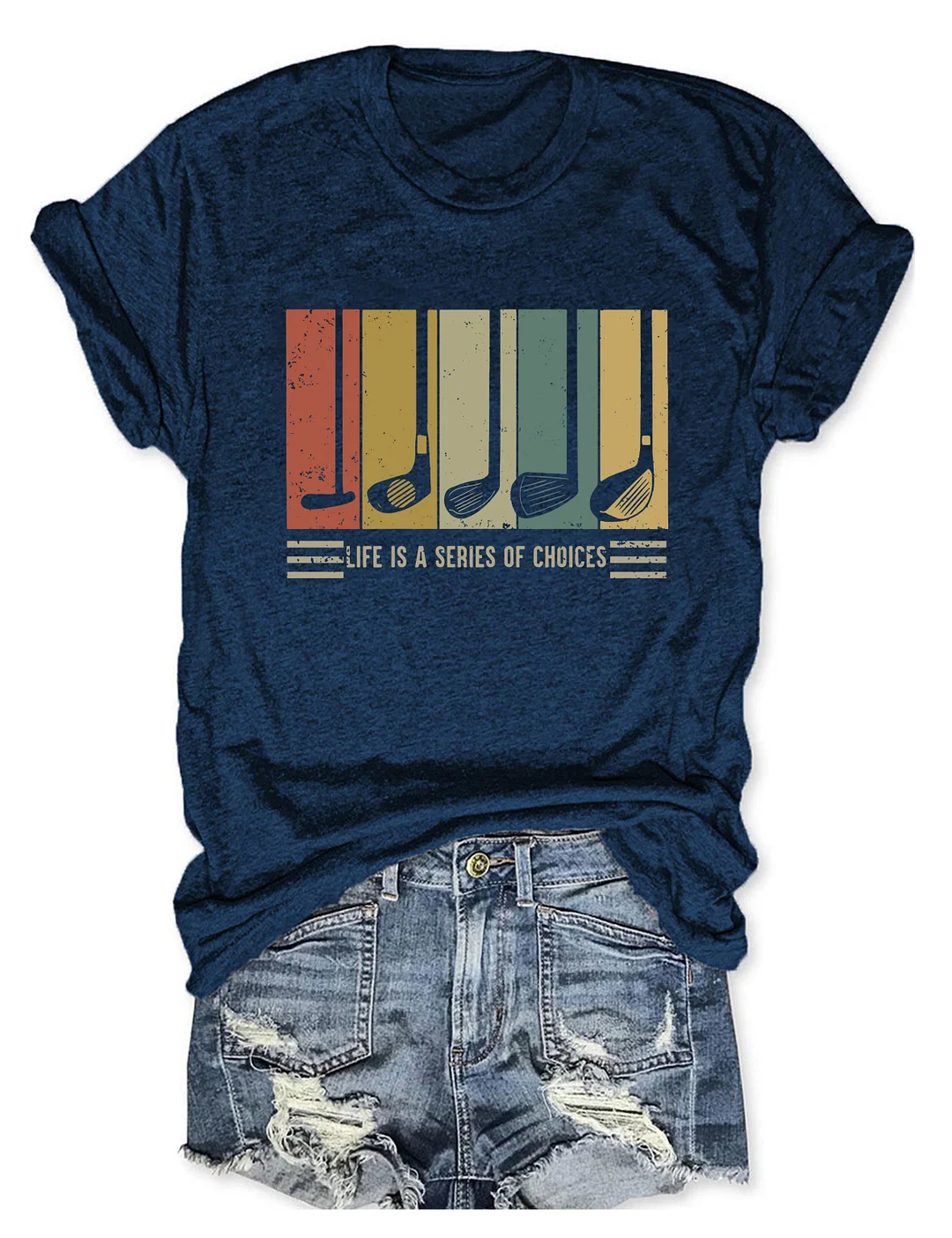 Life Is A Series Of Choices Gifts For Golfers T-shirt