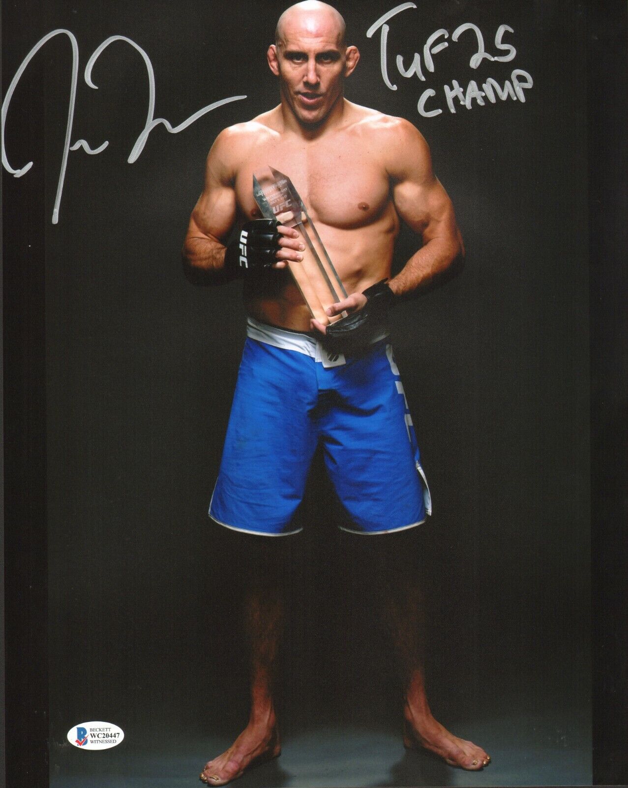 Jesse Taylor Signed 11x14 Photo Poster painting BAS COA UFC The Ultimate Fighter 7 25 Picture 47