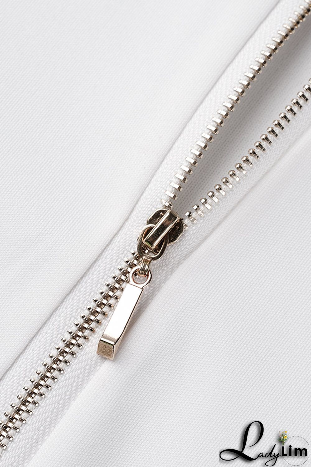 White Fashion Casual Solid Split Joint Asymmetrical O Neck Plus Size Romper