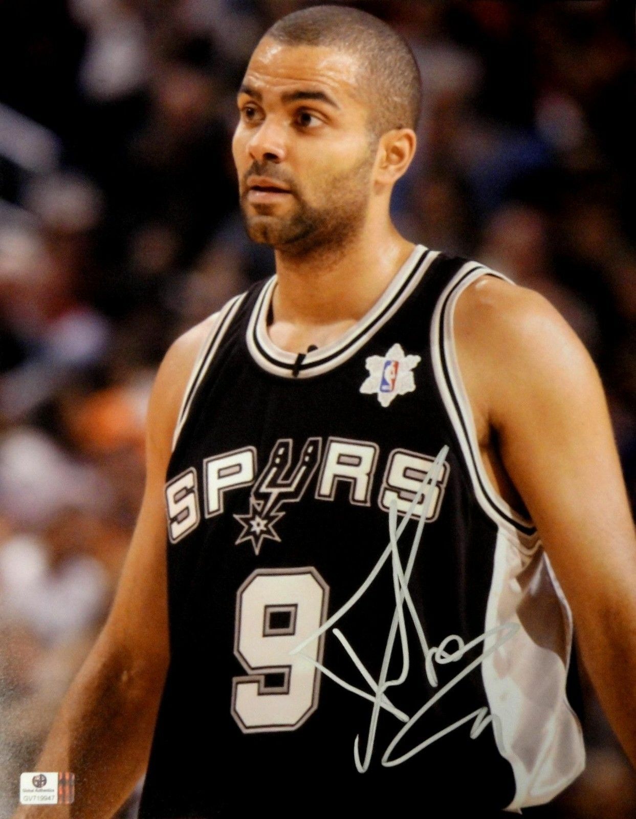 Tony Parker Hand Signed Autograph 11x14 Jumbo Photo Poster painting San Antonio Spurs GA719947