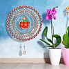 DIY Diamond Painting Double-sided Rotatable Xmas Ball Hanging Wind Chime Suncatcher Hanging Kit