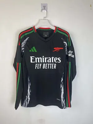 2024/2025 Long Sleeve Arsenal Away Football Shirt 1:1 Thai Quality