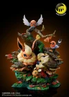 Natural Series Flareon & Cyndaquil & Dedenne & Fletchling - Pokemon Resin Statue - Moon Shadow Studios