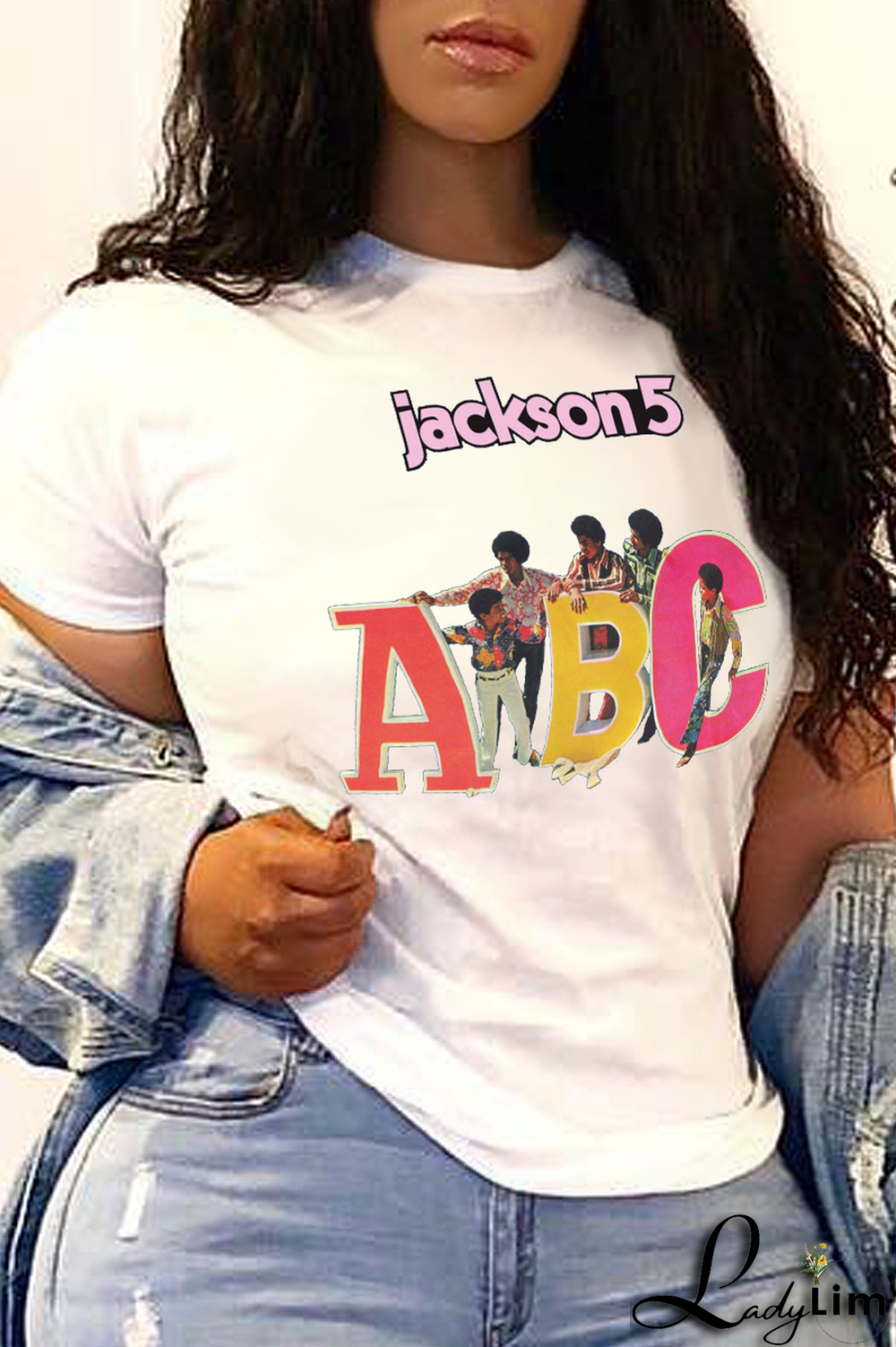 Red Casual Daily Print Patchwork Letter O Neck T-Shirts