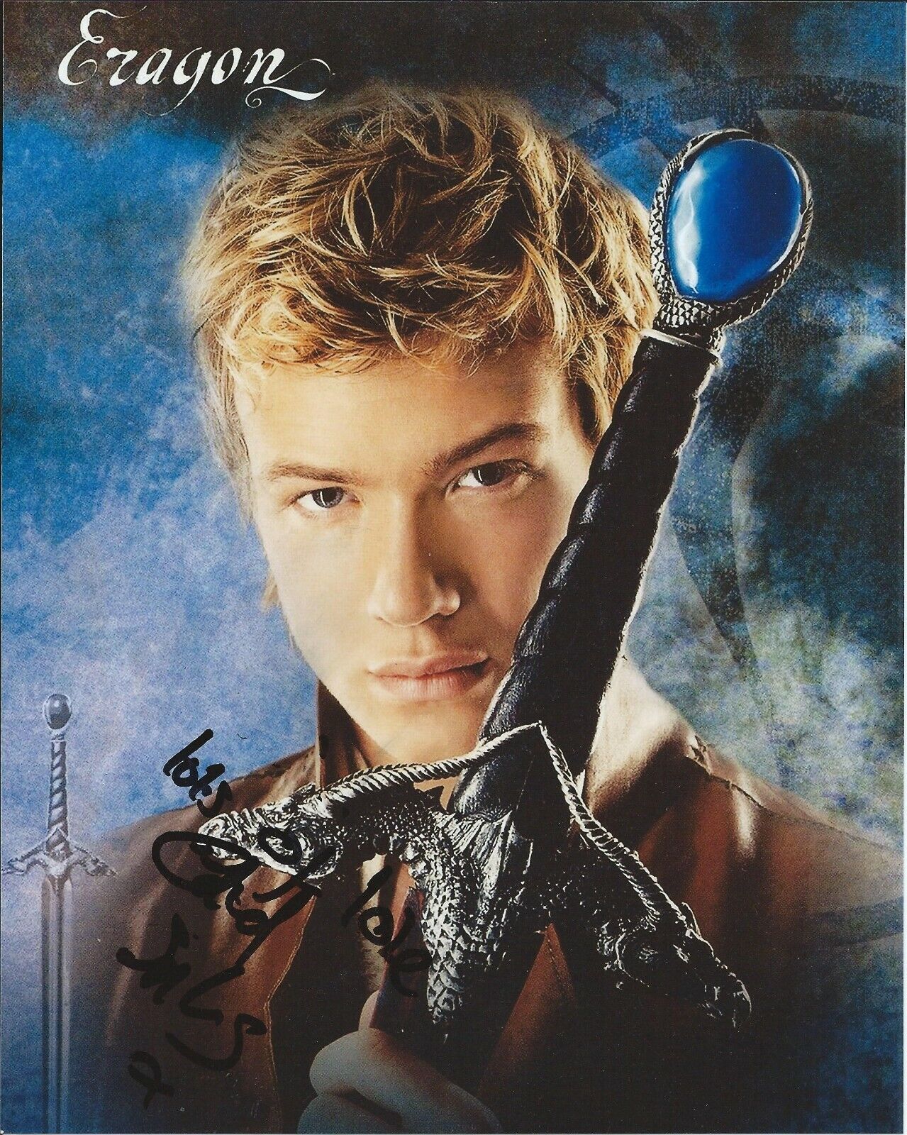 Ed Speleers autograph - signed Eragon Photo Poster painting