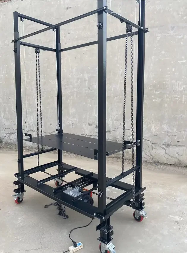 🔥Today's Specials🎉Foldable Electric Scaffolding Lift Platform for Home Use (500kg Load)