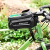 Bicycle Phone Front Frame Bag Waterproof Bike Phone Mount Pouch Bike Accessories