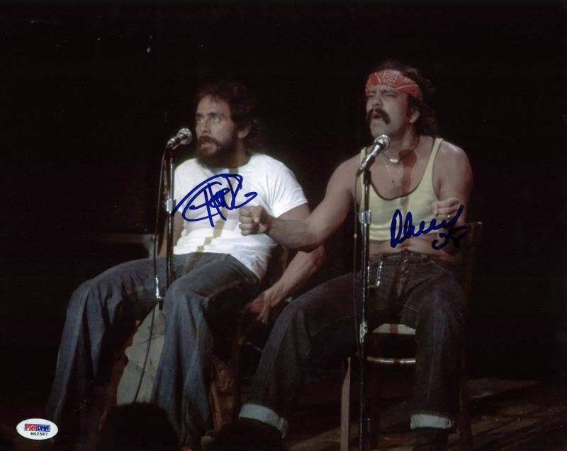 Cheech Marin & Tommy Chong Signed Authentic 11X14 Photo Poster painting PSA/DNA #M42587