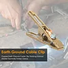 Copper Earth Ground Cable Clip Welding Manual Welder Electrode Holder Clamp